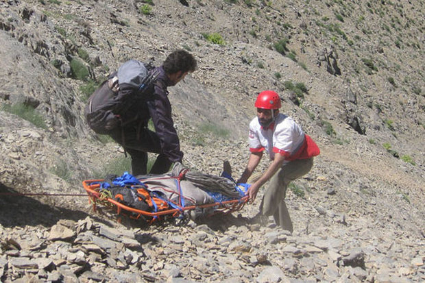 مرگ زن ۳۵ ساله براثر سقوط از کوه در مهران