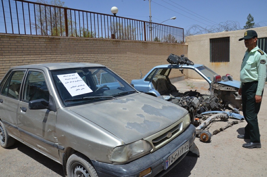 کشف خودروی سرقتی و دستگیری سارق در مهران