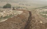 توسعه شبکه ۲۷۰ متر روستای گدمه شهر آسمان آباد