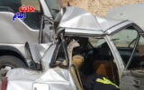 تصادف پراید با کامیون در ایلام حادثه آفرید+عکس