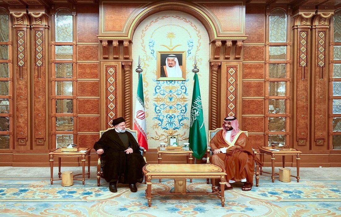 ولیعهد عربستان با رئیسی دیدار کرد
