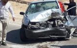 تصادف سه دستگاه خودرو در جاده دهلران-مهران