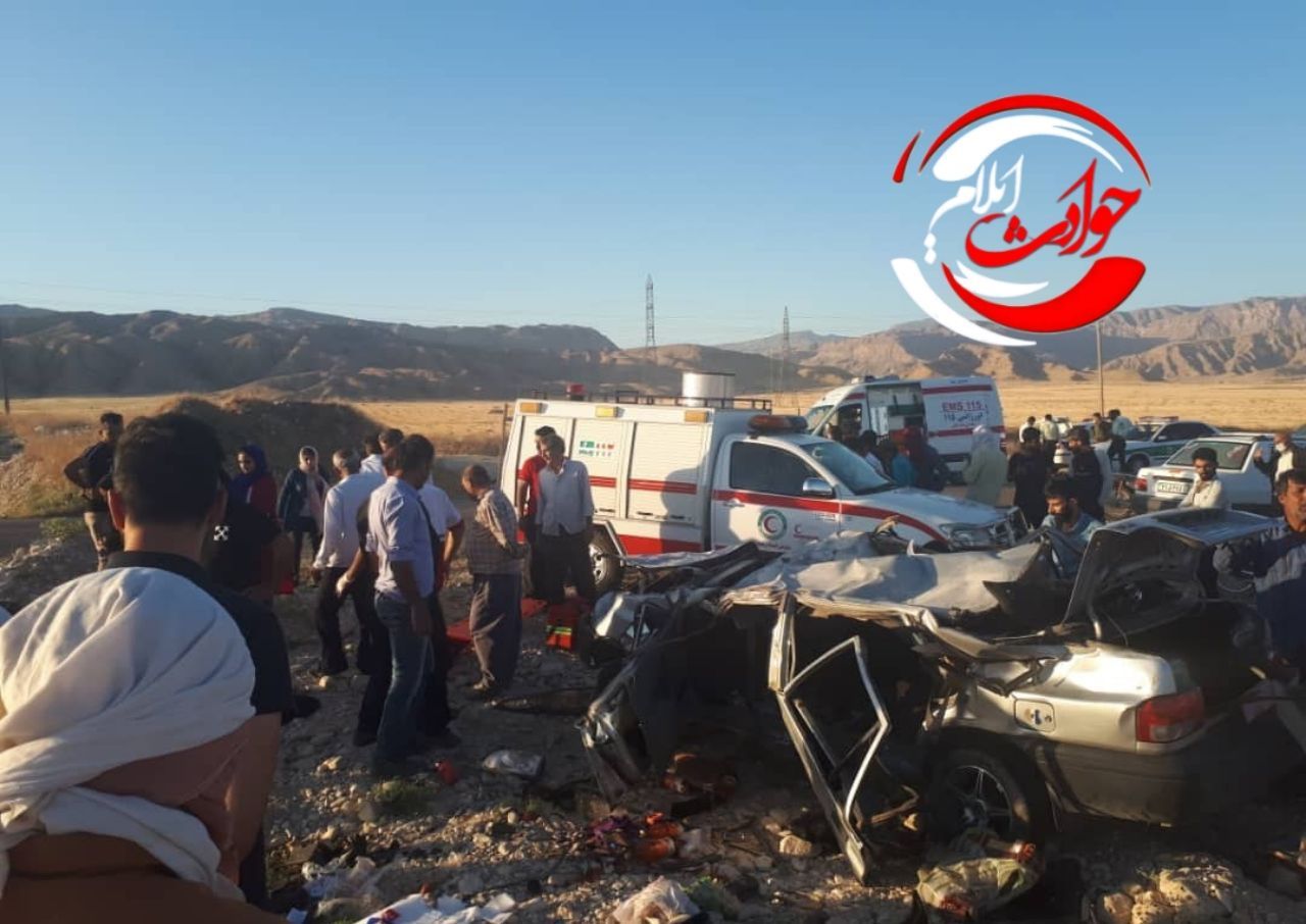 واژگونی مرگبار پراید در جاده دهلران -مهران۳ کشته و زخمی برجای گذاشت