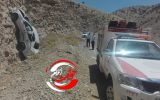 برخورد شدید خودروی رانا با کوه حادثه آفرید