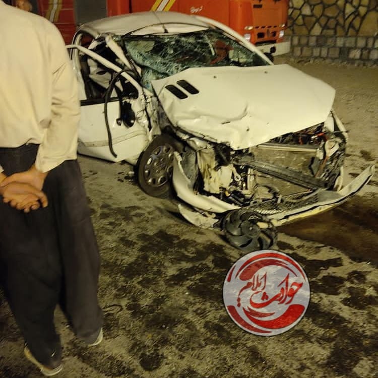 پنج زخمی در تصادف دو پژو در جاده ایلام-مهران+عکس