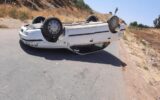 واژگونی سواری سمند در شهرستان سیروان+عکس