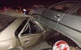گزارش تصویری/برخورد دو دستگاه سواری پژو ۳ نفر مجروح بر جای گذاشت
