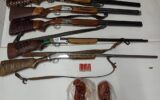 دستگیری ۸ شکارچی متخلف در ایلام/کشف ۵ قبضه اسلحه گلوله زنی