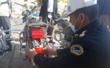 گزارش تصویری طرح ارتقاءایمنی موتورسیکلت سواران  در شهرستان ایوان