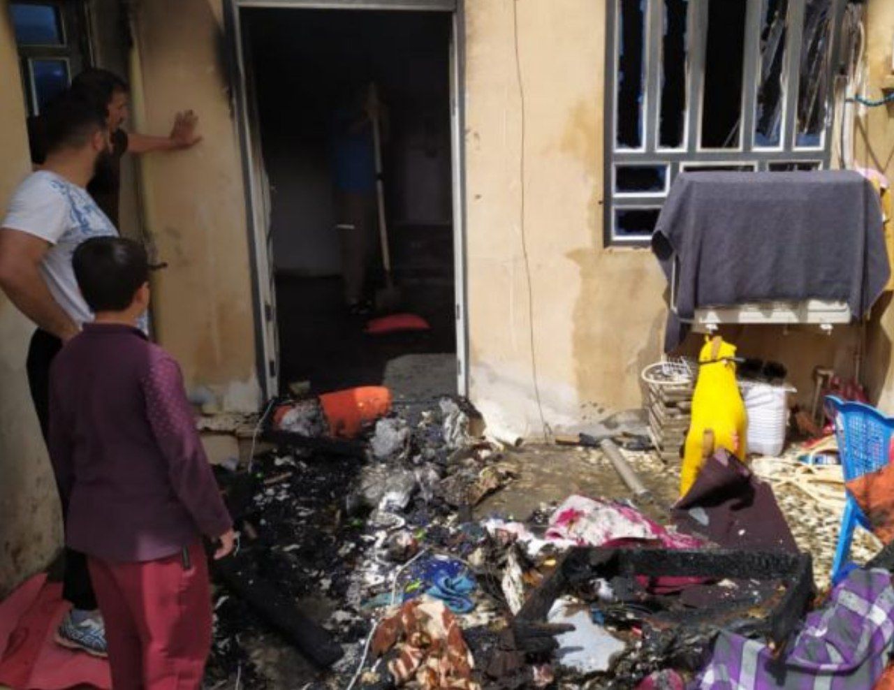 آتش‌سوزی منزل مسکونی در شهر مهران