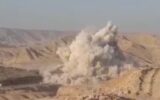 فیلم انفجار توسط عوامل راهسازی در عملیات جاده سازی مسیر دهلران – مهران