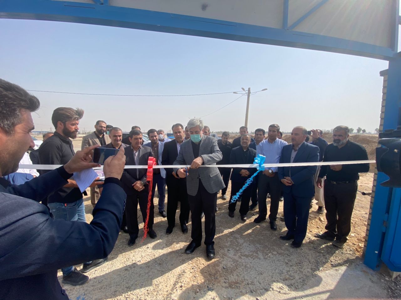 افتتاح پروژه آبرسانی به پایانه مرزی مهران