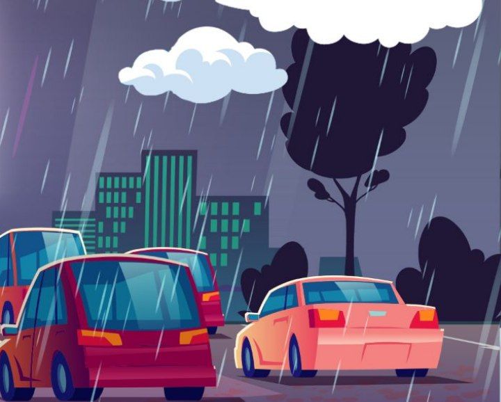 اینفوگرافیک | نکاتی کلیدی برای رانندگی در هوای بارانی