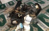عوامل آتش سوزی مسجد جامع آبدانان شناسایی شدند+تصاویر