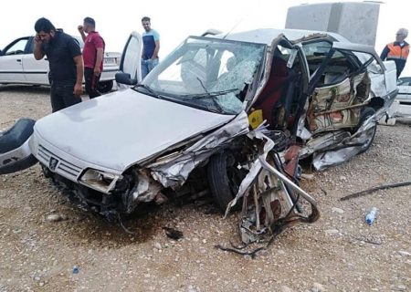 بررسی شدت تصادفات رخ به رخ