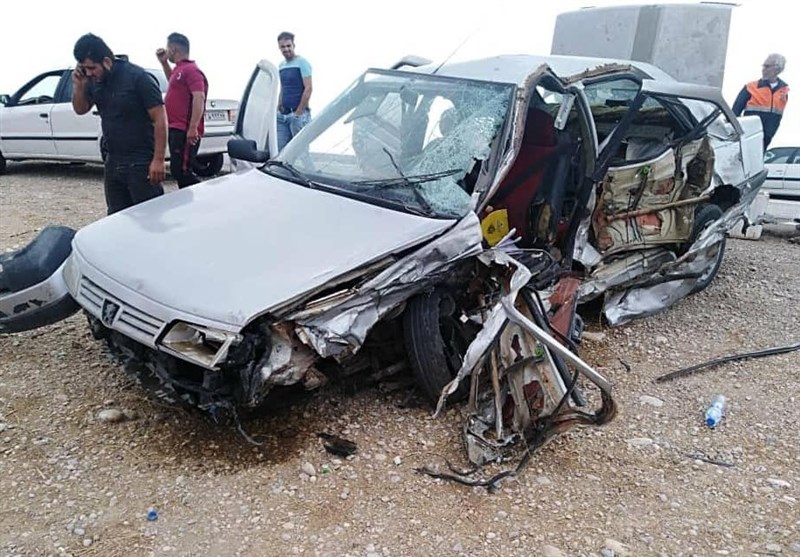 بررسی شدت تصادفات رخ به رخ