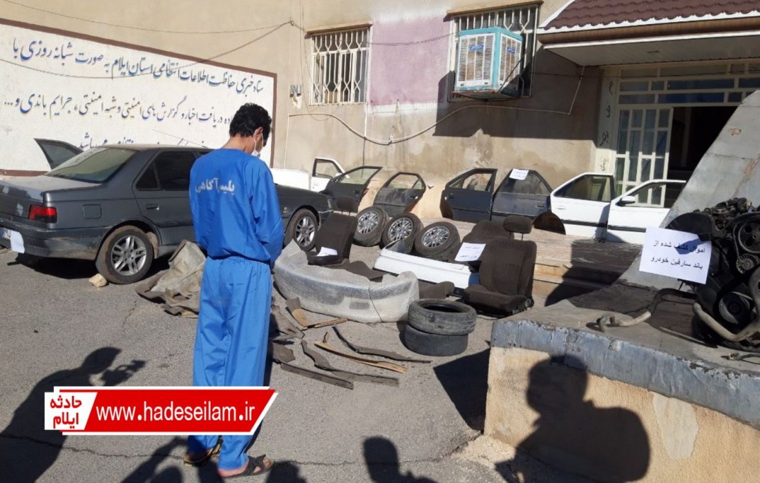 دستگیری سارقان خودرو در ایلام