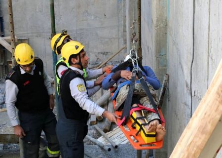مرگ تلخ کارگر ساختمانی بر اثر سقوط از ارتفاع در شهر ایلام