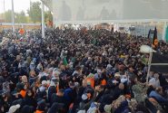 حضور گسترده زائران در پایانه مرزی مهران
