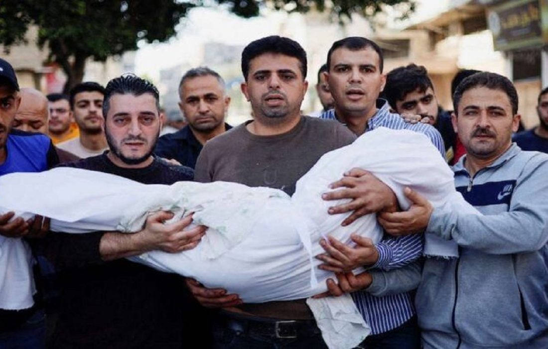 شمار شهدای غزه به ۱۰۵۵ نفر رسید