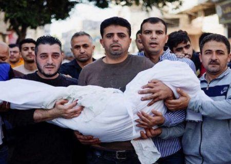 شمار شهدای غزه به ۱۰۵۵ نفر رسید