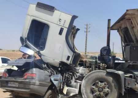 انحراف به چپ سواری پژو ۲ کشته  برجای گذاشت