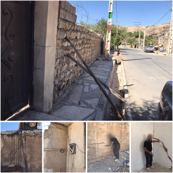 مطالبه مردمی | رانش زمین در تلخاب جان مردم را تهدید میکند