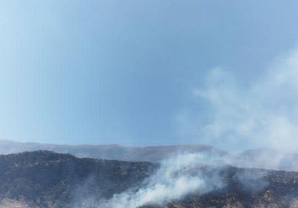 شروع مجدد آتشسوزی در منطقه طاق زین بدره / ستاد بحران تشکیل شد