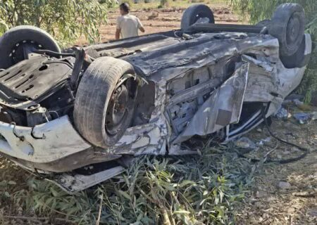 تصادف مرگبار در محدوده کارخانه آرد دره‌شهر؛ یک کشته و چهار مصدوم