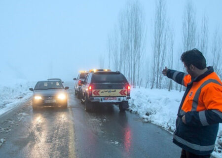 هشدار پلیس راه ایلام درباره یخبندان و لغزندگی جاده‌ها