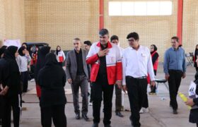 برگزاری آزمون درجه‌بندی امدادگران هلال‌احمر در ایلام