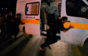 خرابی آمبولانس پس از سوار کردن مصدومان