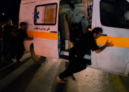 خرابی آمبولانس پس از سوار کردن مصدومان