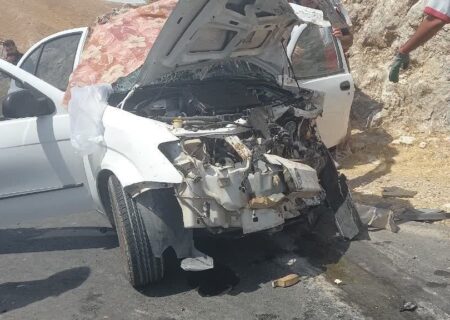 ۳ فوتی و ۲ مصدوم در تصادف مرگبار در آبدانان