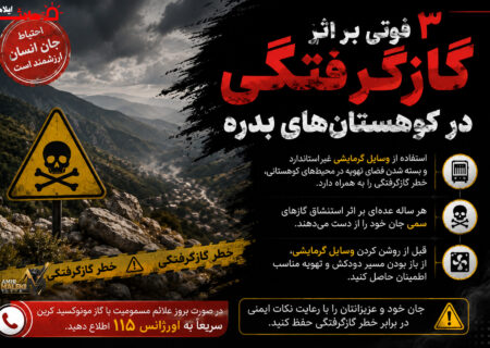 ۳ فوتی بر اثر گارگرفتگی در کوهستان‌های بدره