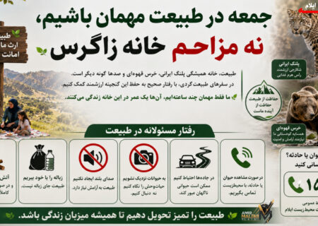 جمعه در طبیعت مهمان باشیم، نه مزاحم خانه زاگرس